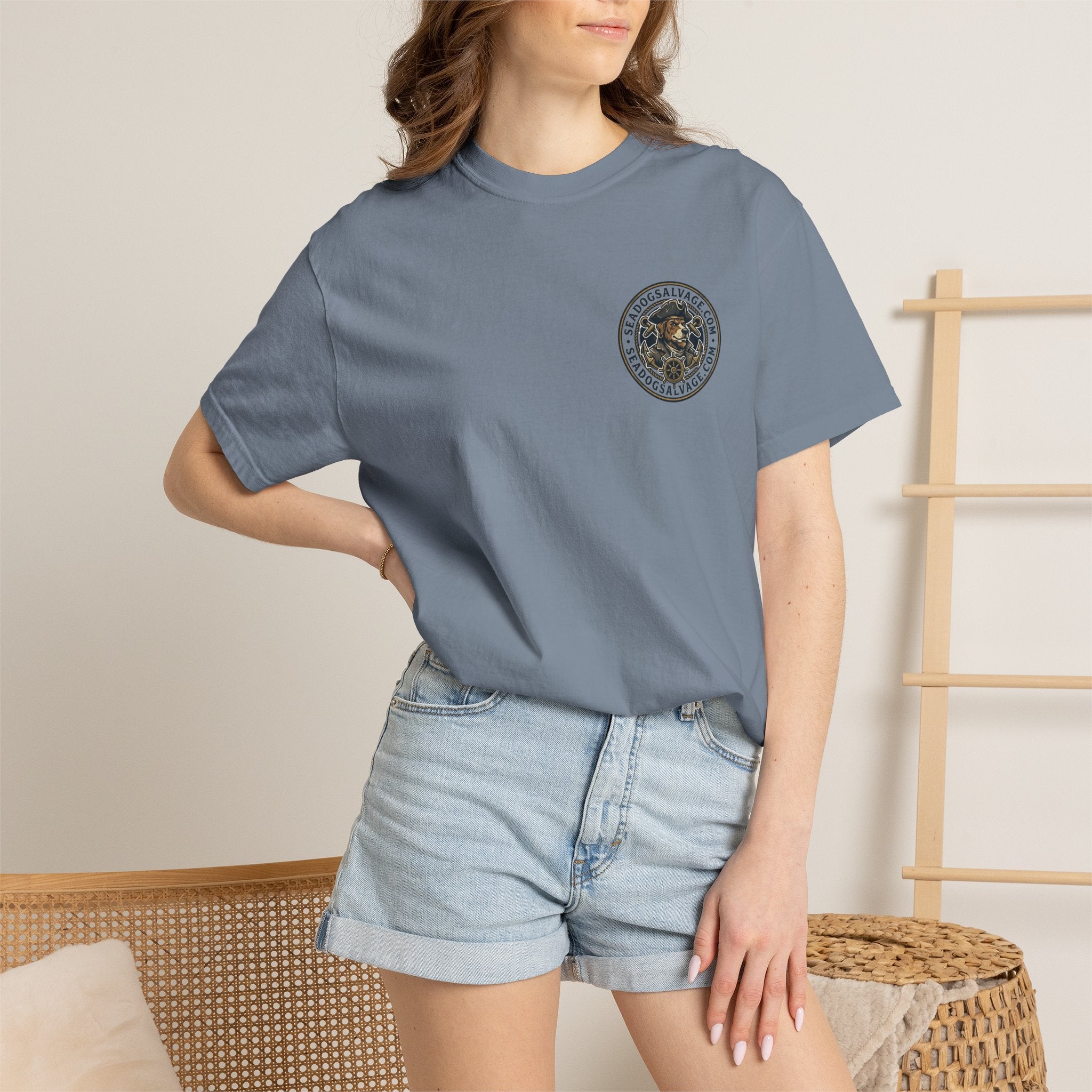 Sea Dog Salvage T-Shirt — Used Jet Ski Parts Vintage Dog Logo