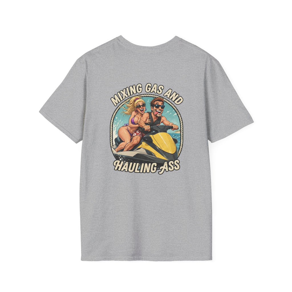 Sea Dog Salvage Vintage Skull T-Shirt — Nautical Boat Crew Tee