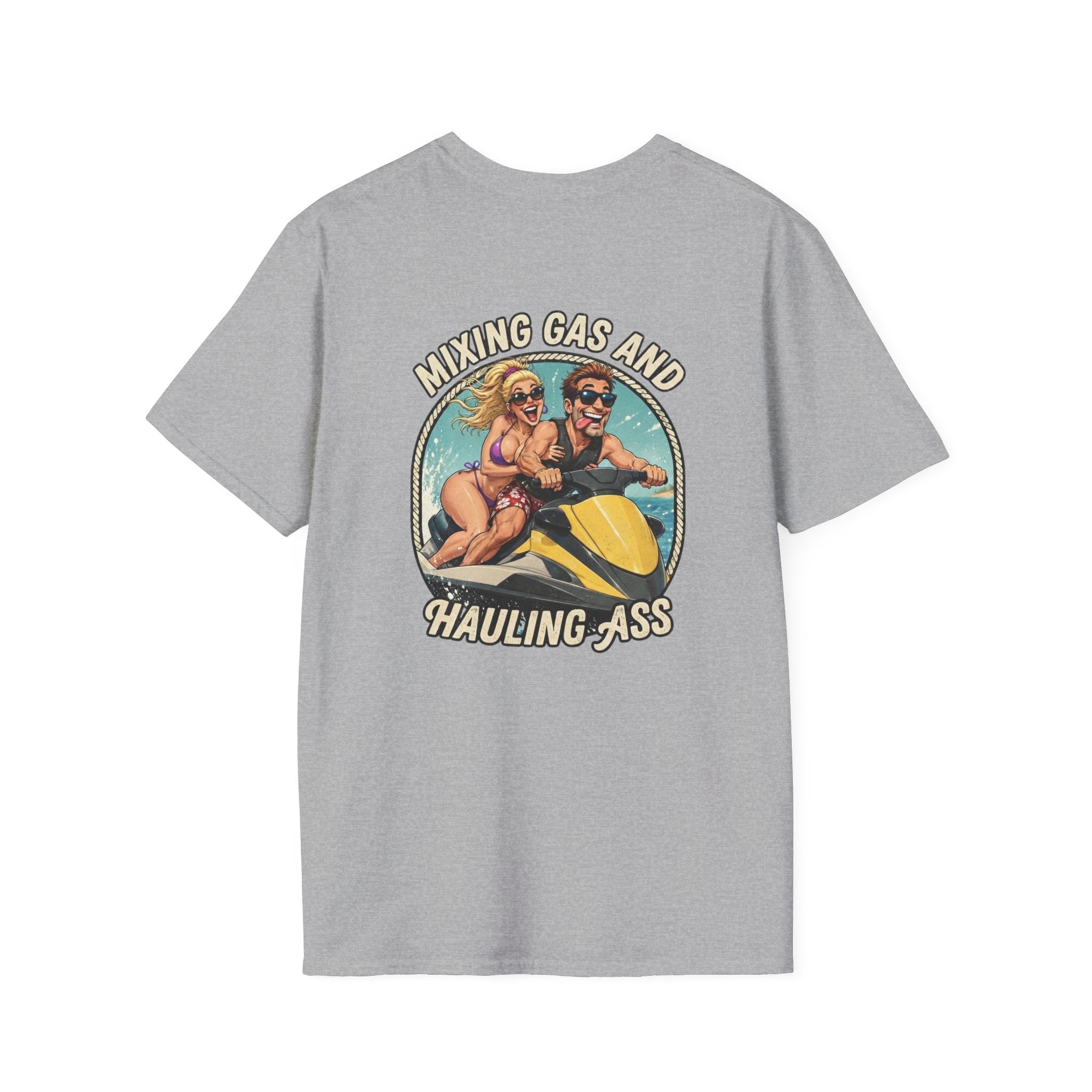 Sea Dog Salvage Vintage Skull T-Shirt — Nautical Boat Crew Tee