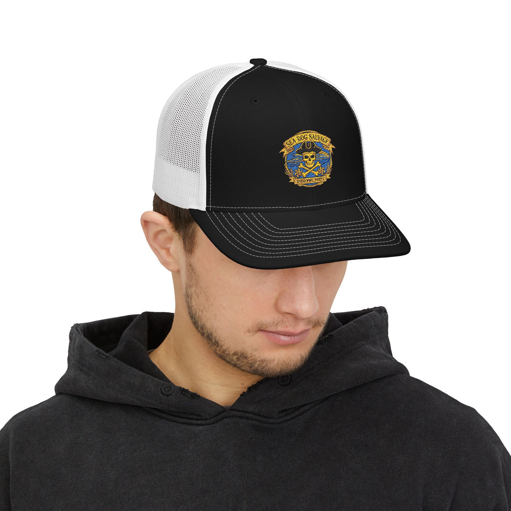 Skull & Anchor Trucker Cap