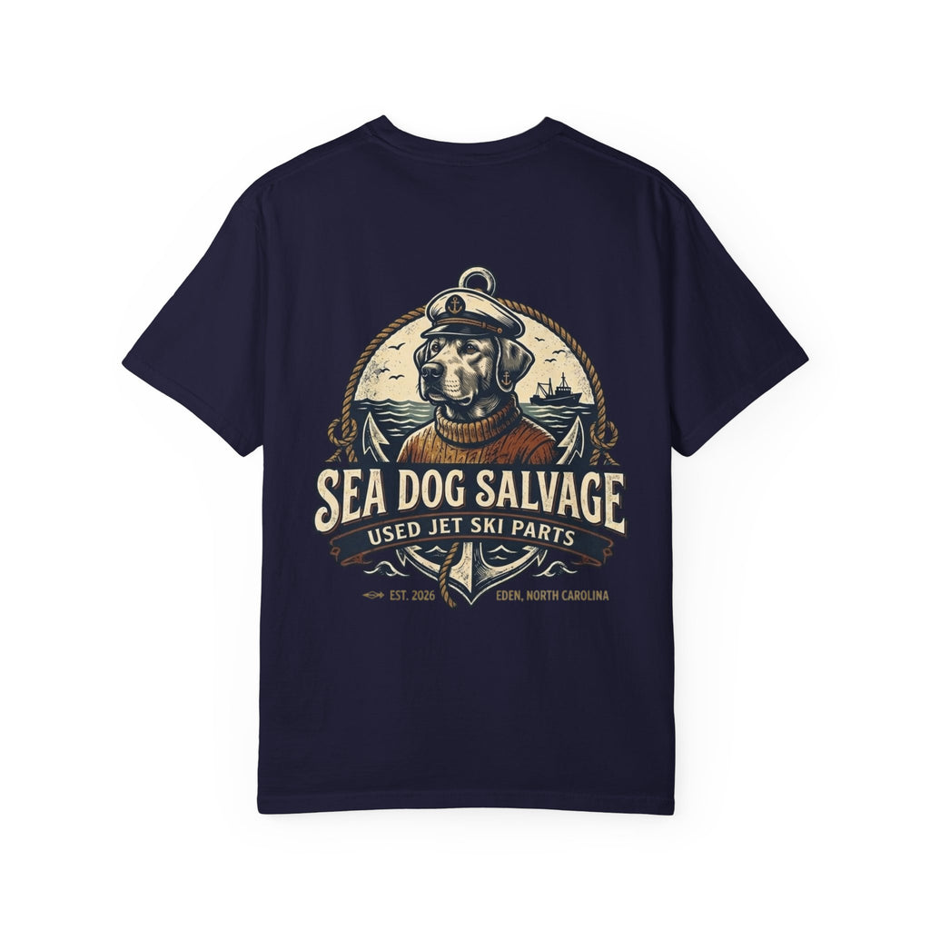 Sea Dog Salvage Anchor T-Shirt – Vintage Nautical Jet Ski Parts Tee