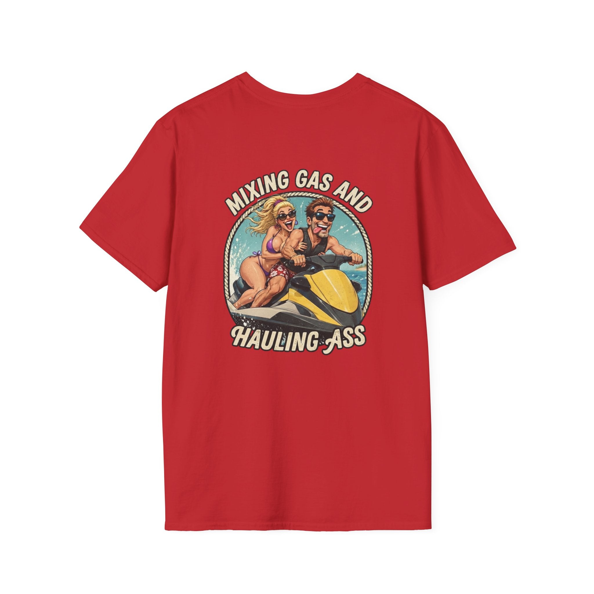 Sea Dog Salvage Vintage Skull T-Shirt — Nautical Boat Crew Tee