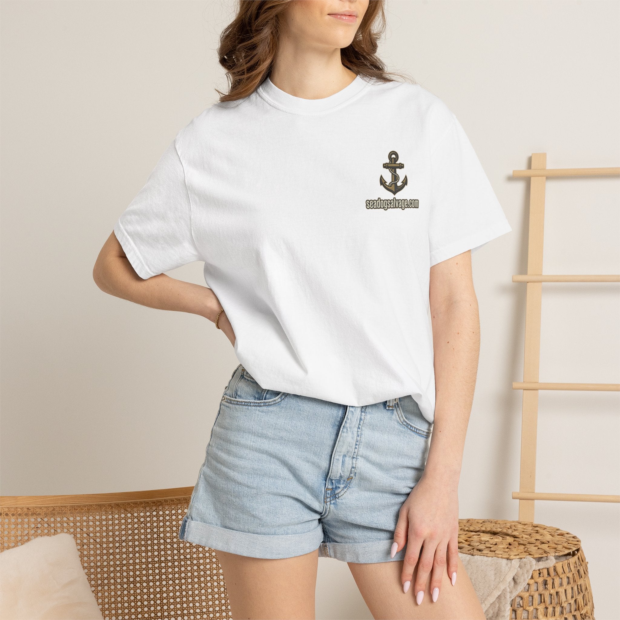 Sea Dog Salvage Anchor T-Shirt – Vintage Nautical Jet Ski Parts Tee