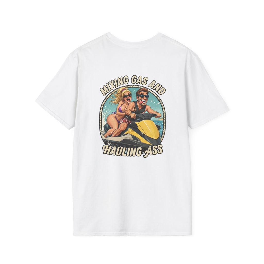 Sea Dog Salvage Vintage Skull T-Shirt — Nautical Boat Crew Tee