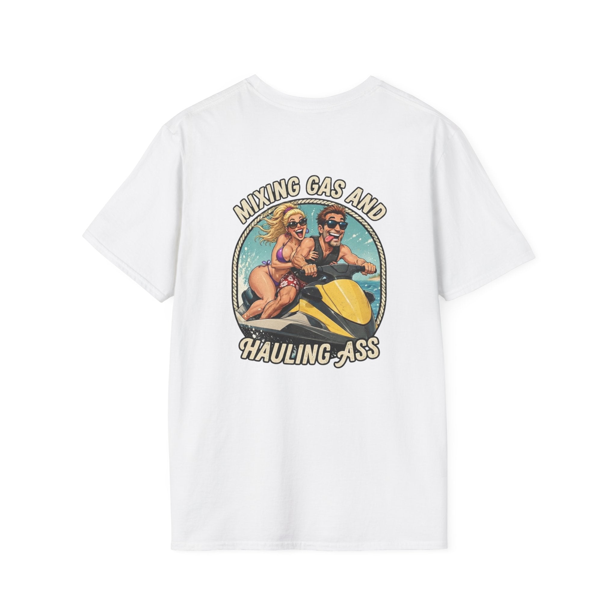 Sea Dog Salvage Vintage Skull T-Shirt — Nautical Boat Crew Tee