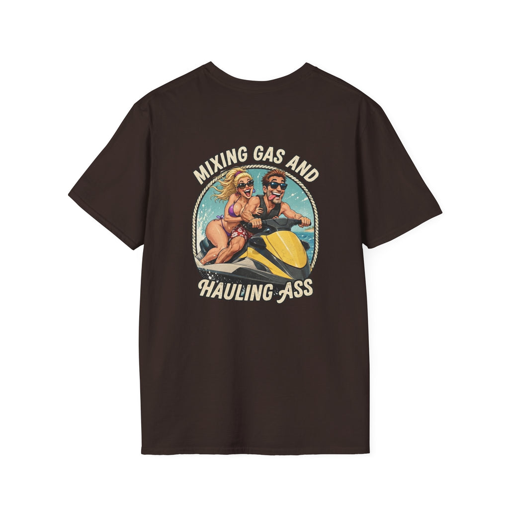 Sea Dog Salvage Vintage Skull T-Shirt — Nautical Boat Crew Tee