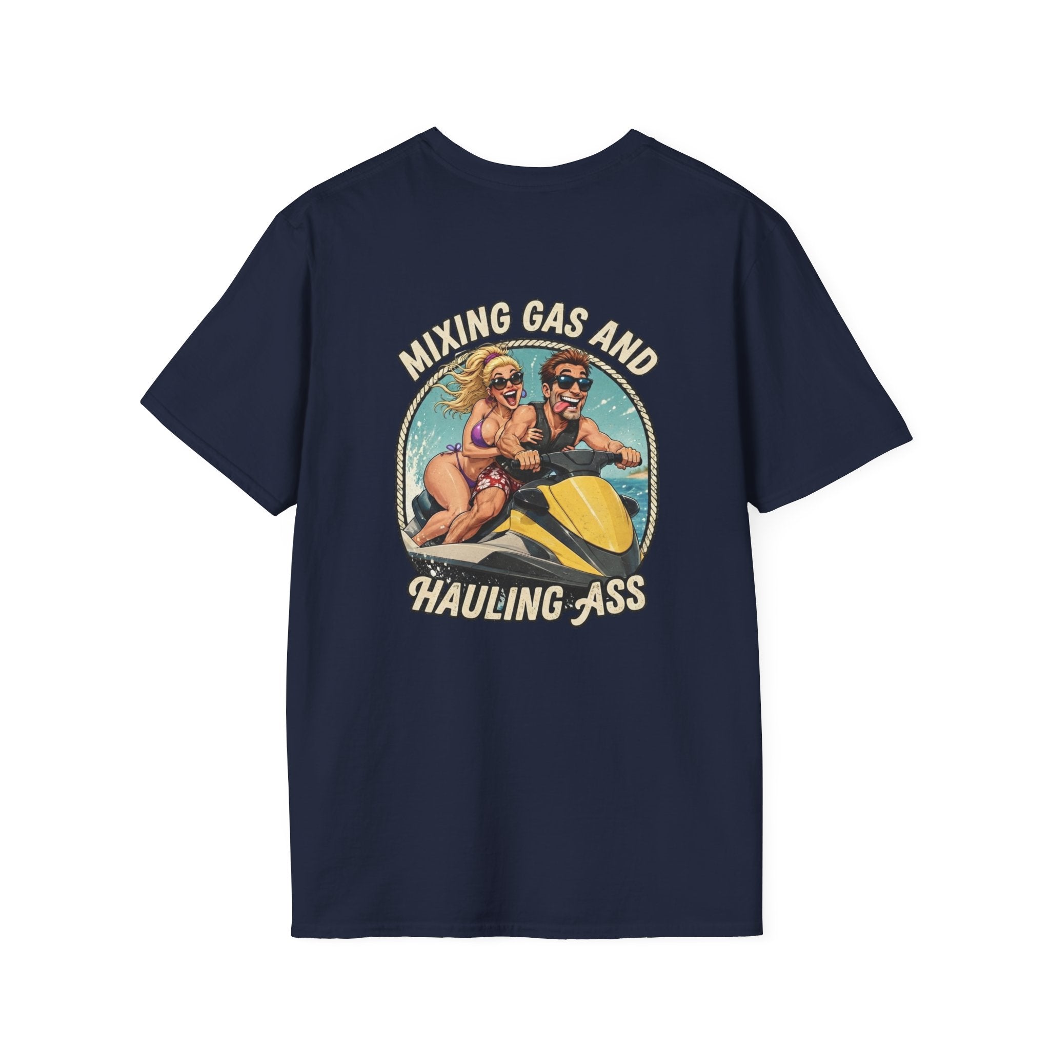 Sea Dog Salvage Vintage Skull T-Shirt — Nautical Boat Crew Tee