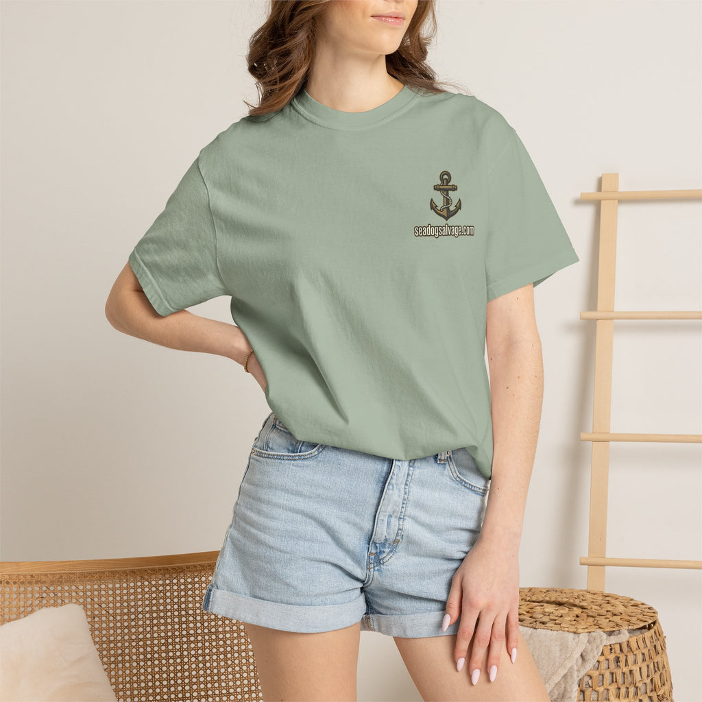 Sea Dog Salvage Anchor T-Shirt – Vintage Nautical Jet Ski Parts Tee