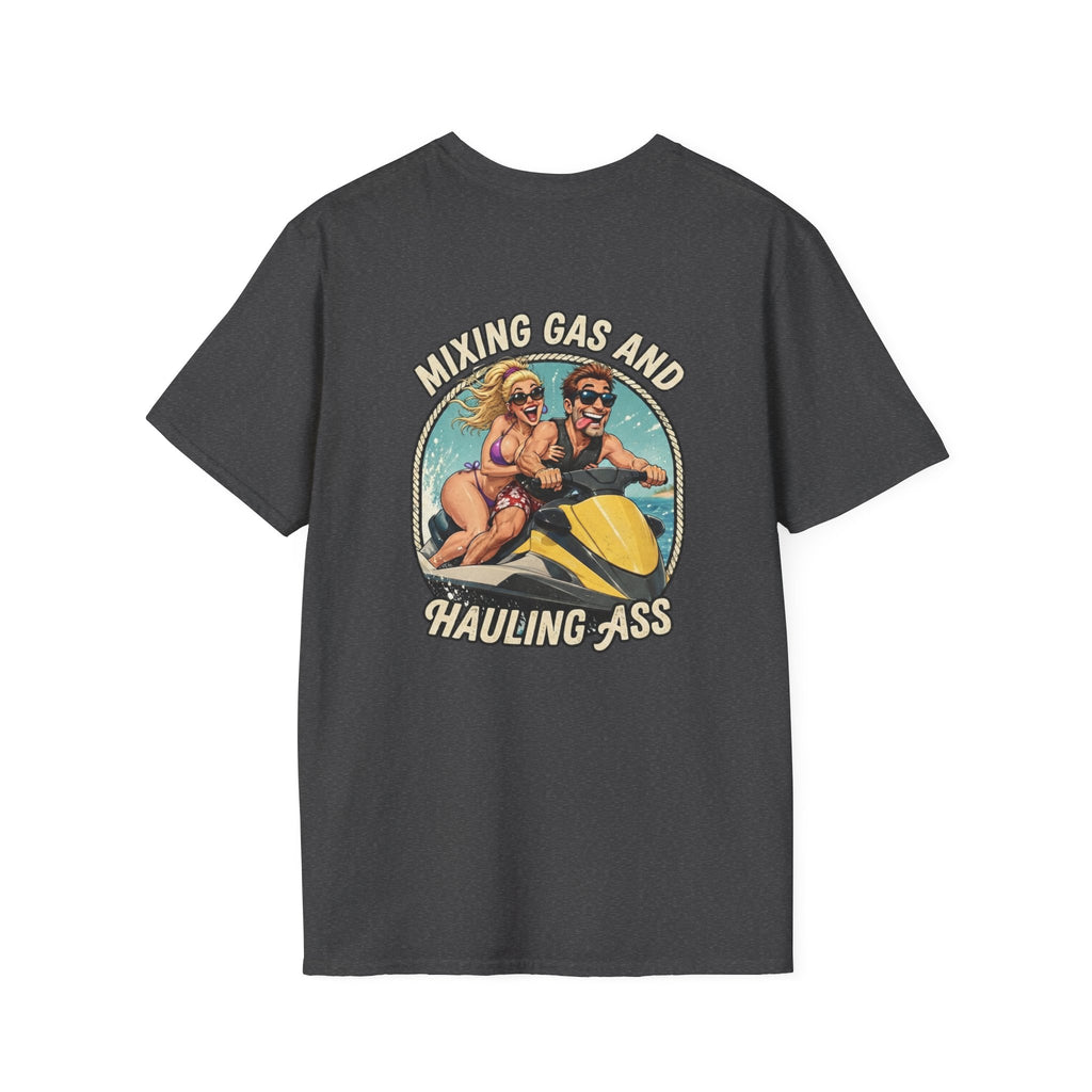 Sea Dog Salvage Vintage Skull T-Shirt — Nautical Boat Crew Tee