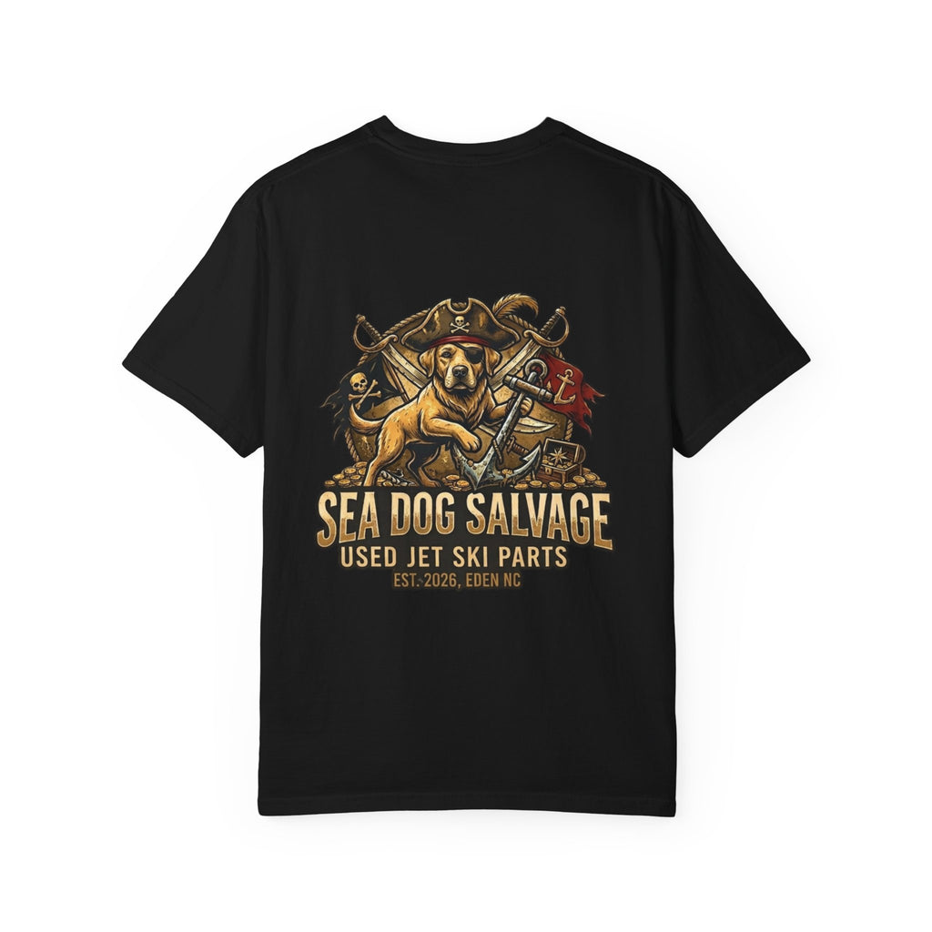 Sea Dog Salvage T-Shirt — Used Jet Ski Parts Vintage Dog Logo