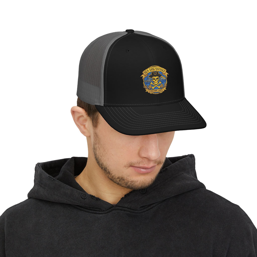 Skull & Anchor Trucker Cap