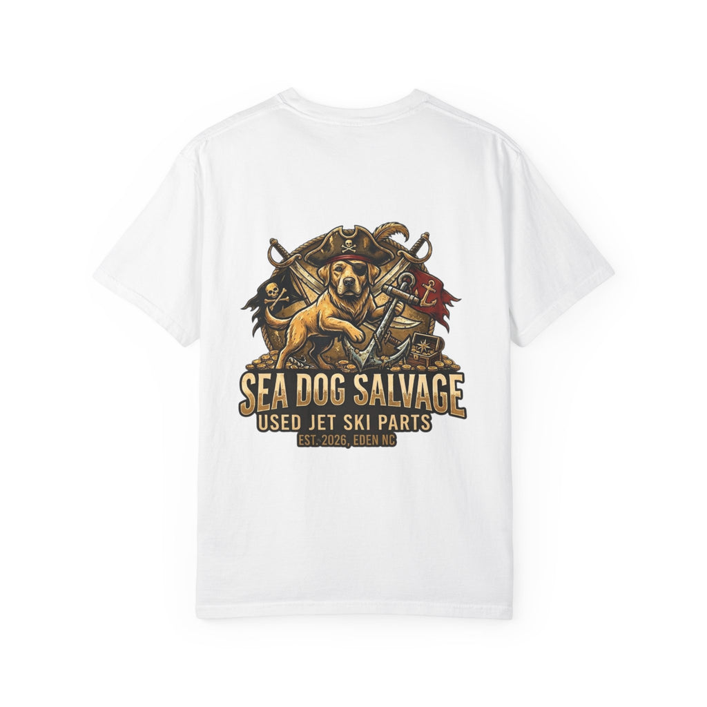 Sea Dog Salvage T-Shirt — Used Jet Ski Parts Vintage Dog Logo