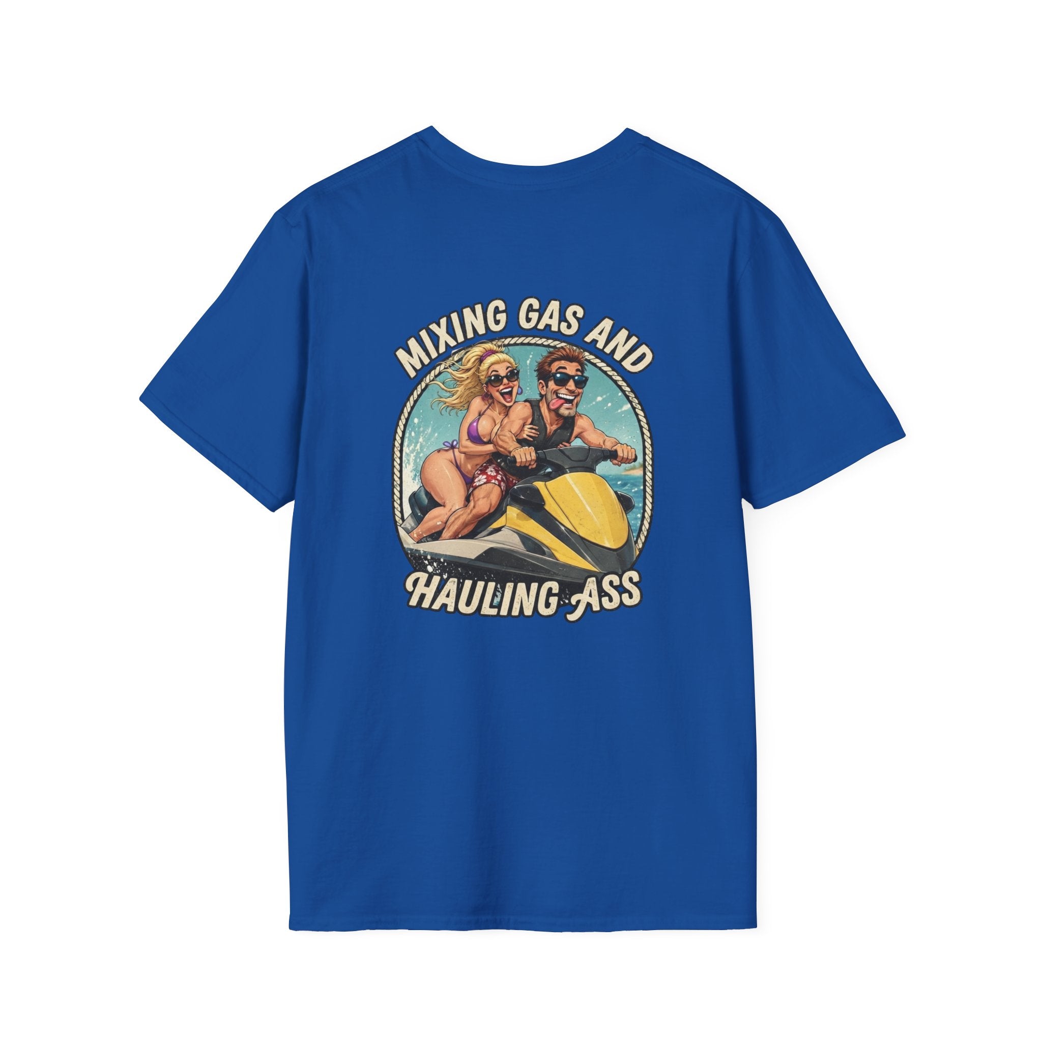 Sea Dog Salvage Vintage Skull T-Shirt — Nautical Boat Crew Tee