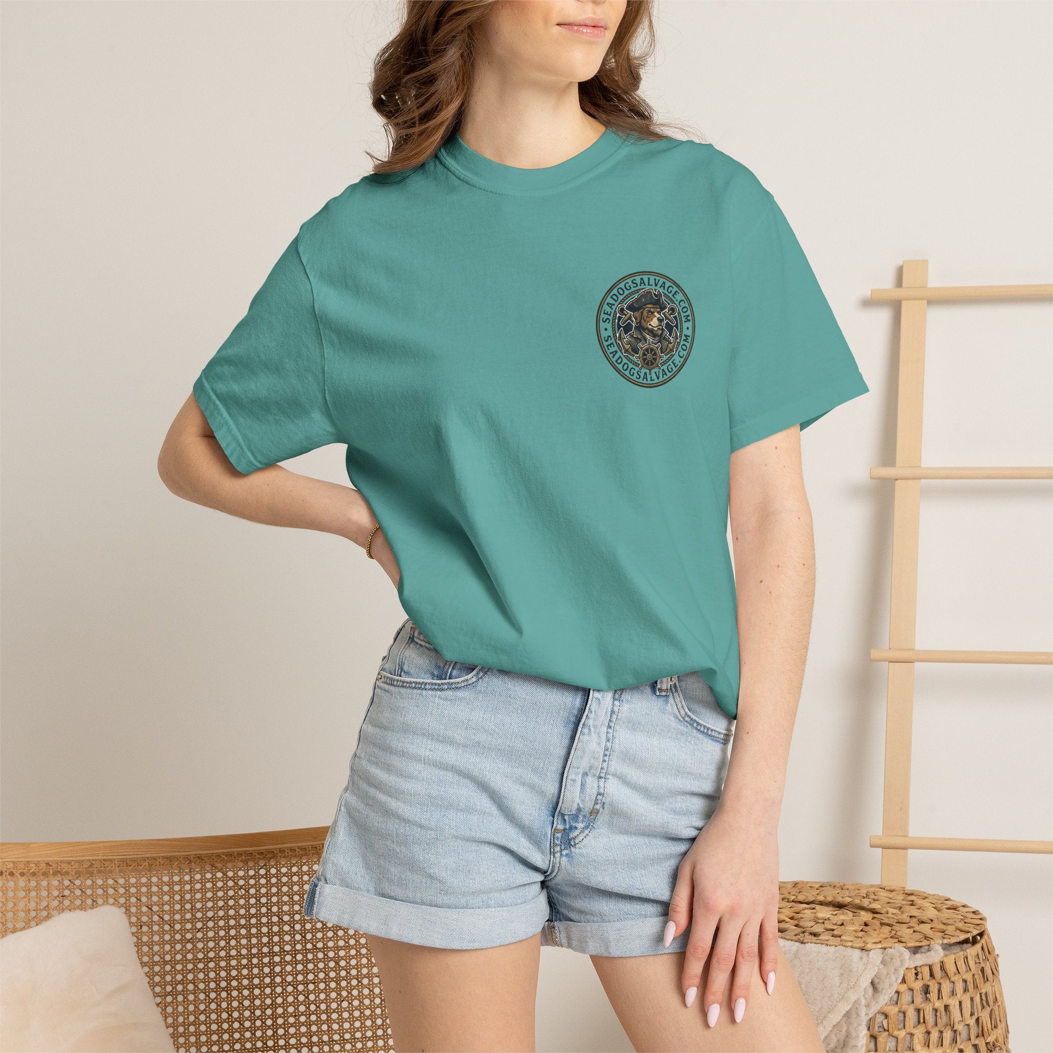 Sea Dog Salvage T-Shirt — Used Jet Ski Parts Vintage Dog Logo