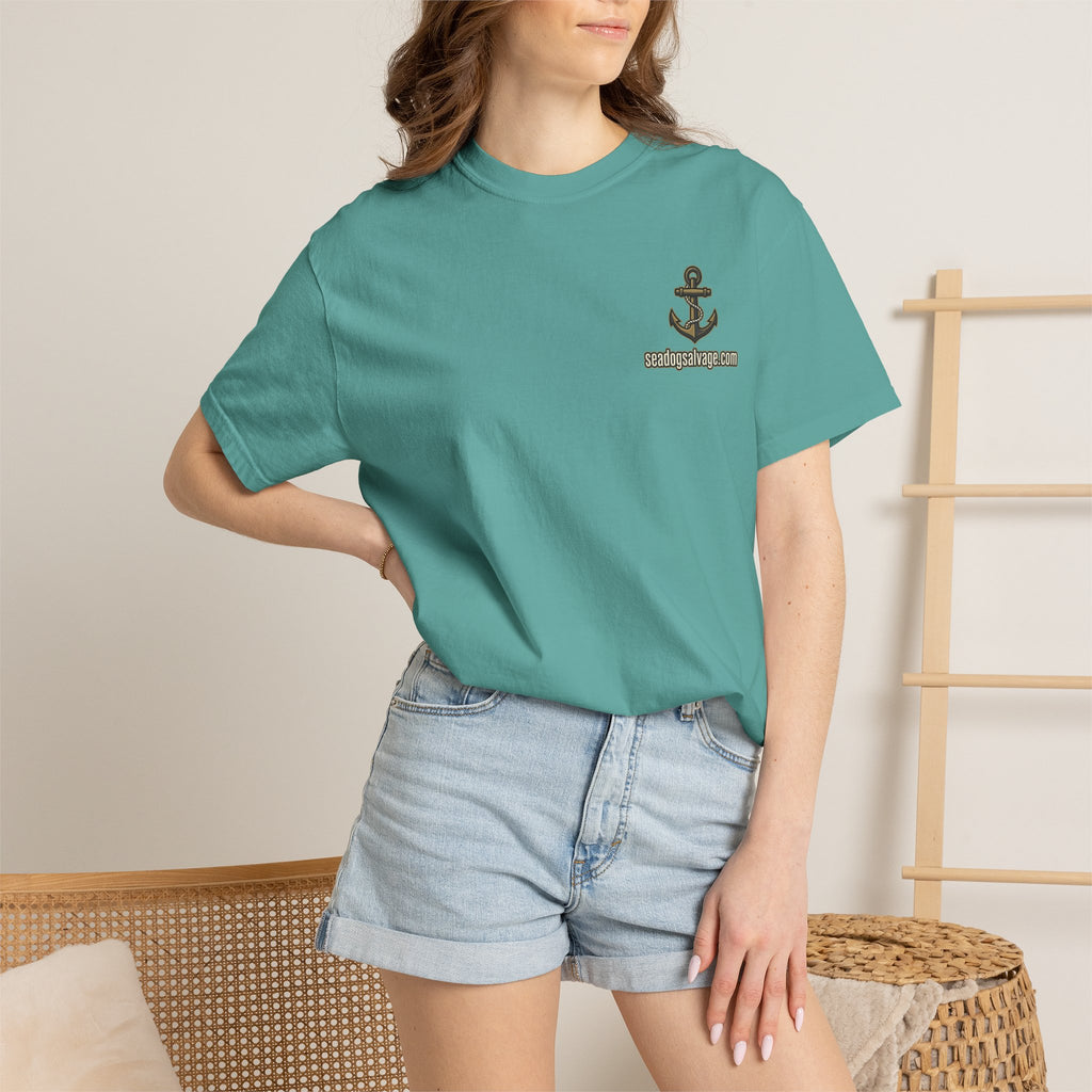 Sea Dog Salvage Anchor T-Shirt – Vintage Nautical Jet Ski Parts Tee