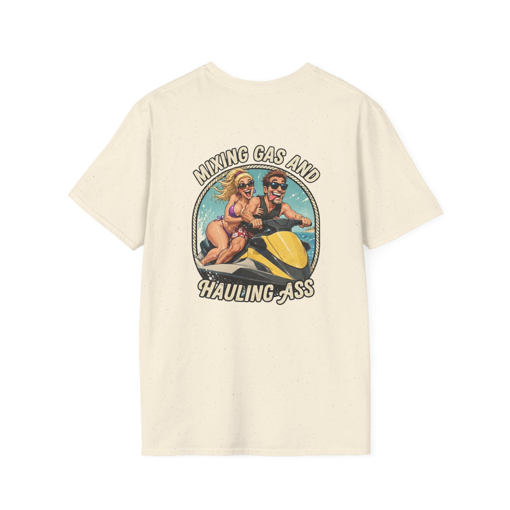 Sea Dog Salvage Vintage Skull T-Shirt — Nautical Boat Crew Tee
