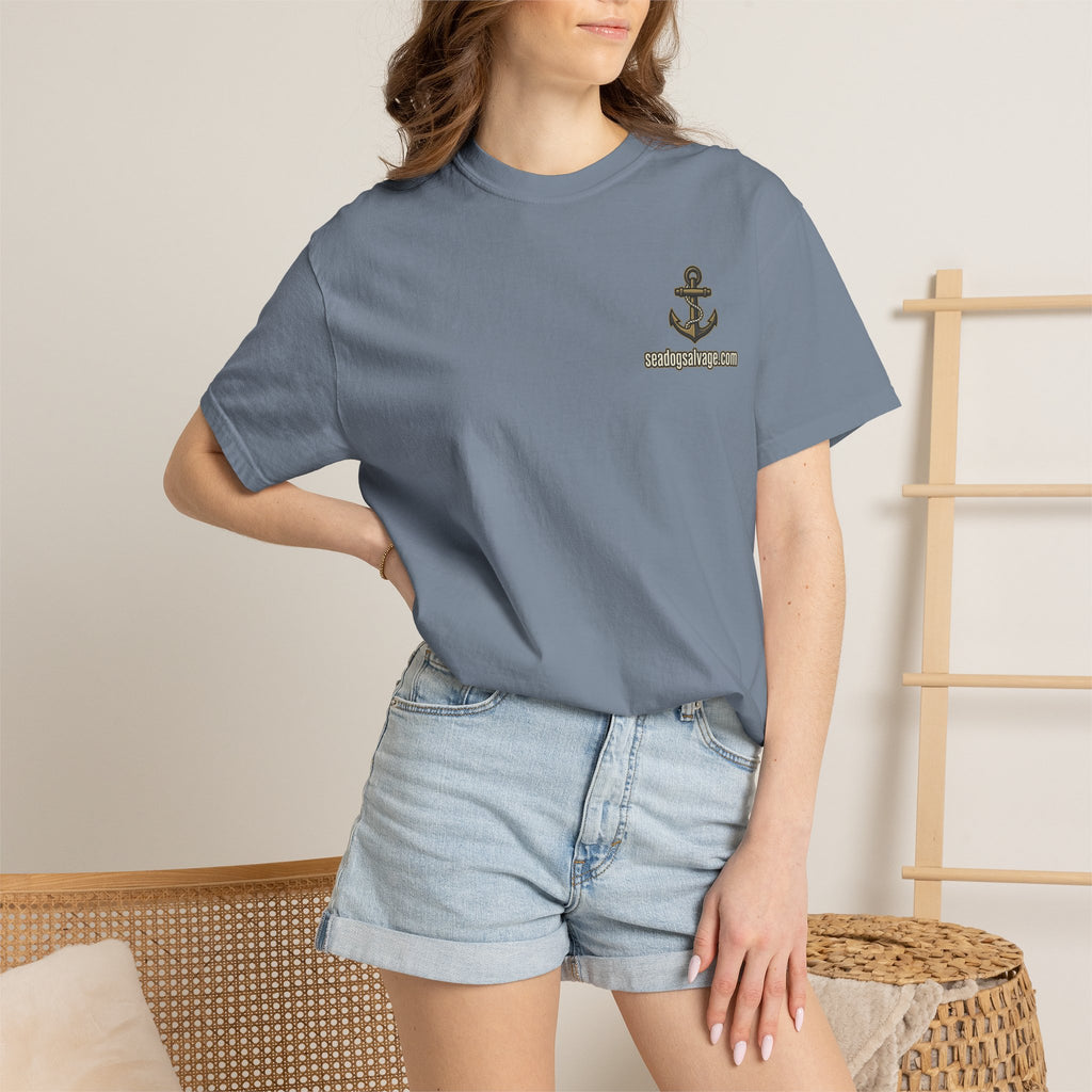 Sea Dog Salvage Anchor T-Shirt – Vintage Nautical Jet Ski Parts Tee