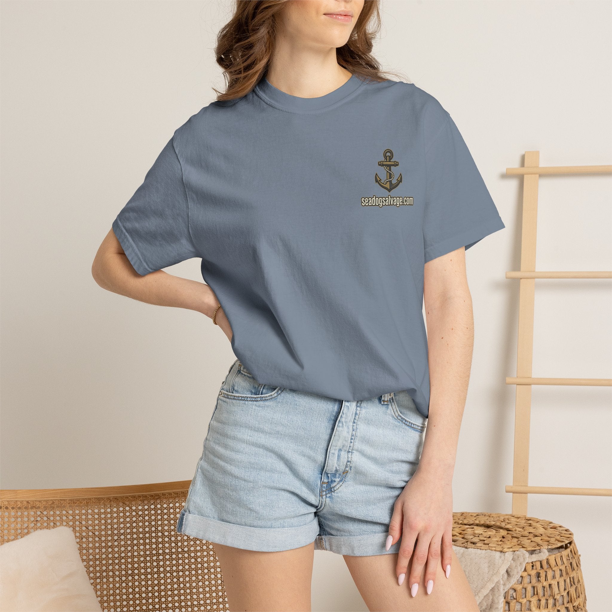 Sea Dog Salvage Anchor T-Shirt – Vintage Nautical Jet Ski Parts Tee