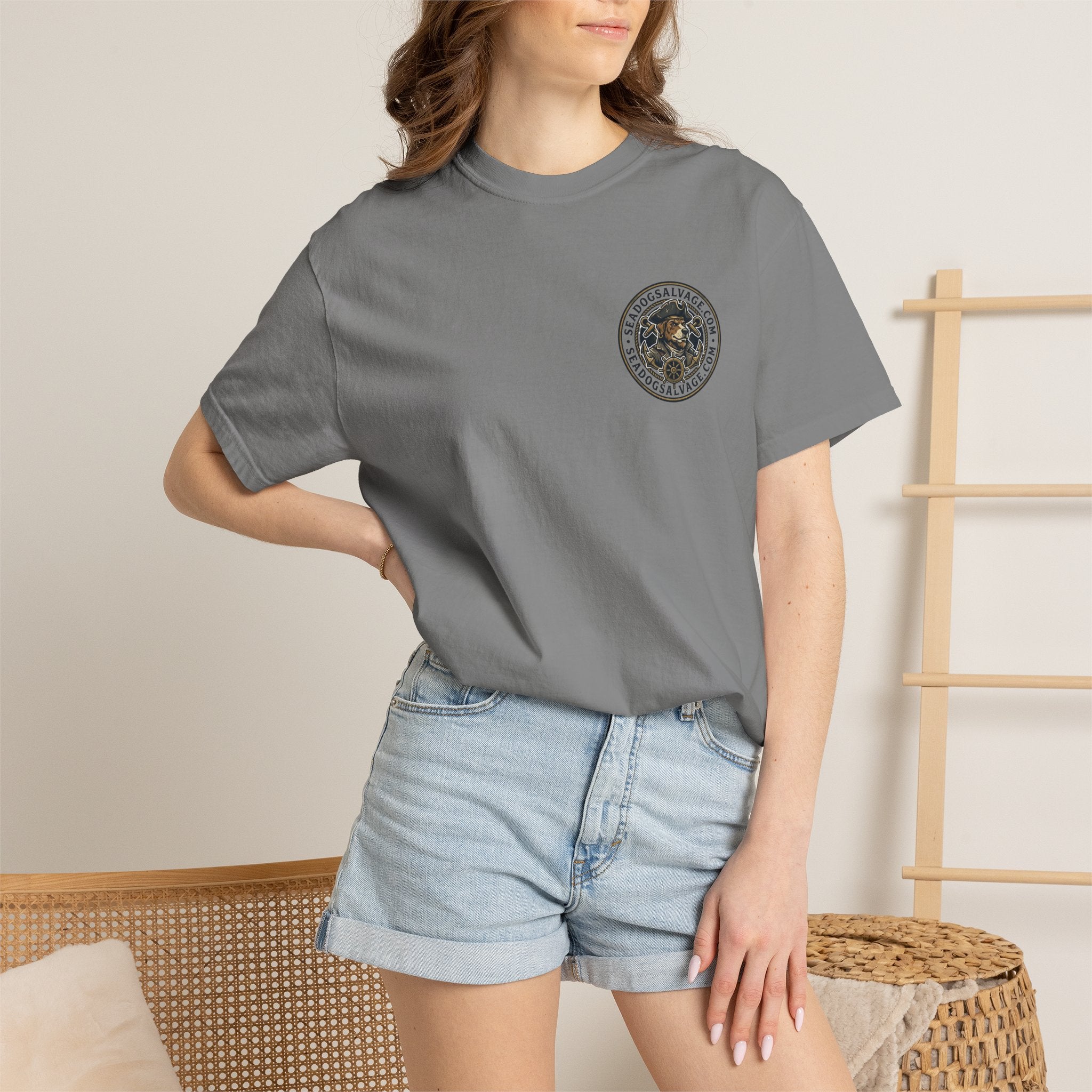 Sea Dog Salvage T-Shirt — Used Jet Ski Parts Vintage Dog Logo