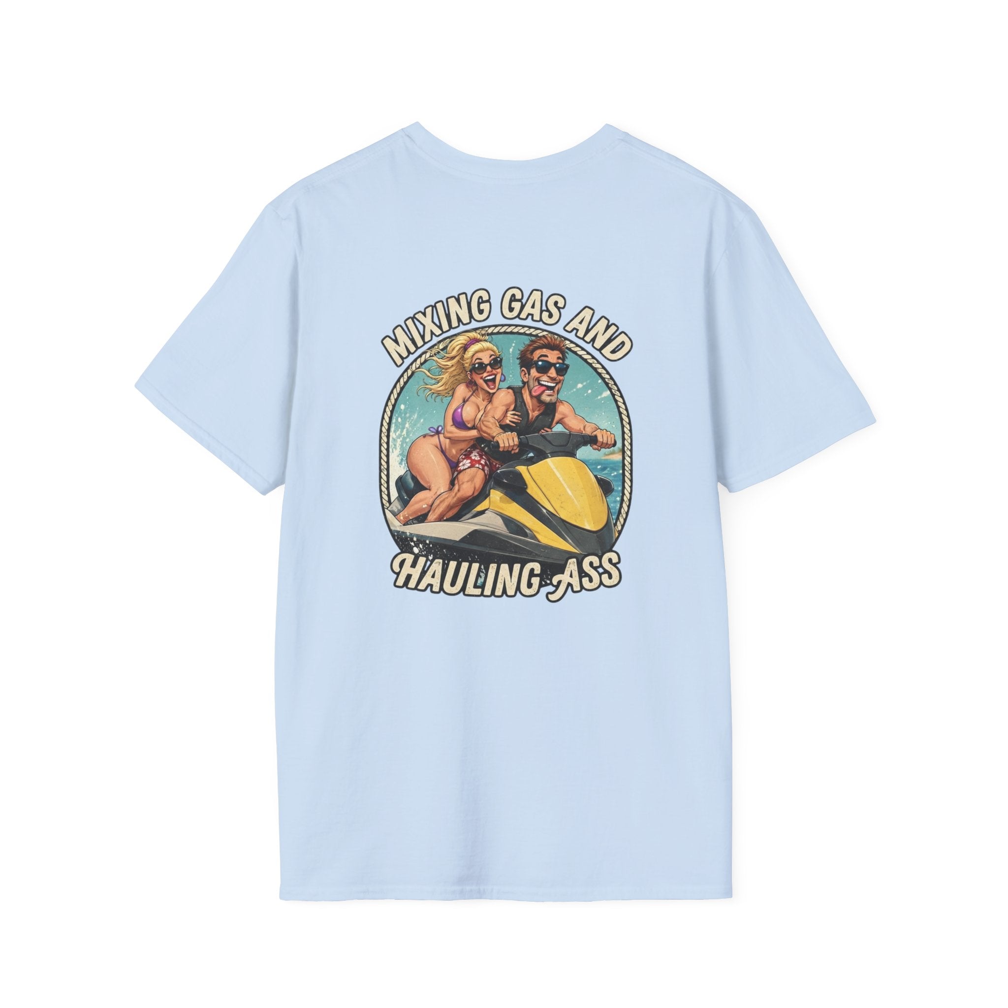 Sea Dog Salvage Vintage Skull T-Shirt — Nautical Boat Crew Tee