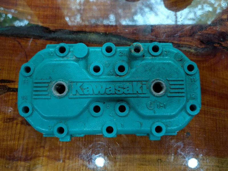 Kawasaki 750SX Twin Cylinder Head - Used OEM