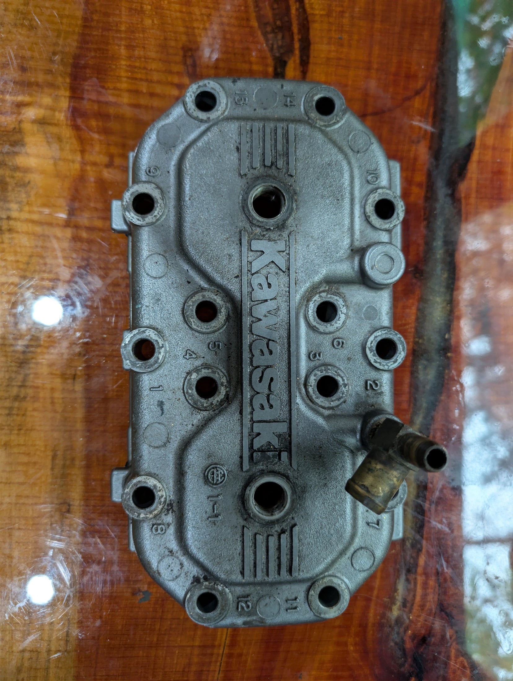 Kawasaki 750 Twin Cylinder Head - Used OEM