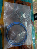 Teleflex 26-3210 control cable new in bag showing blue sheath and threaded ends