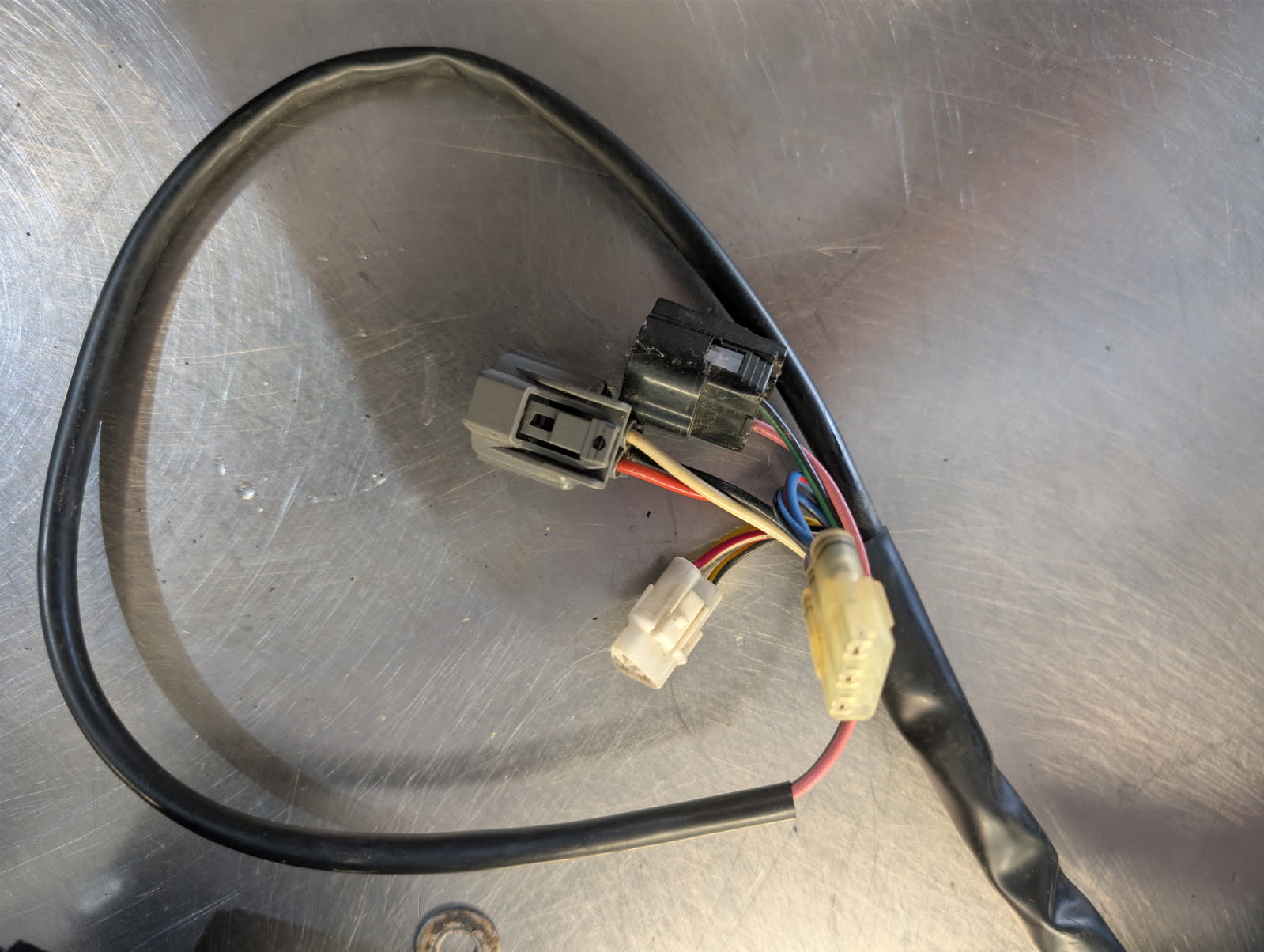 Yamaha VX Cruiser instrument cluster wiring pigtail connectors