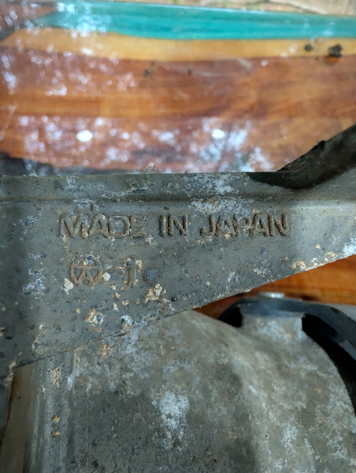 Yamaha Wave Raider jet pump housing casting mark - Made in Japan
