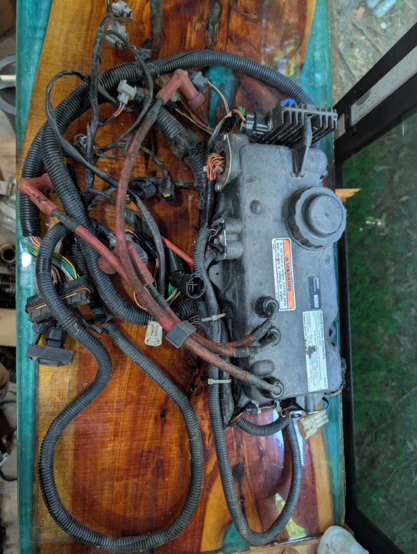 Yamaha WaveRunner ECU and wiring harness